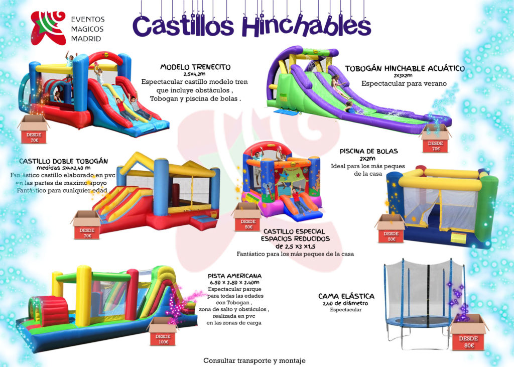 Castillos Hinchables baratos