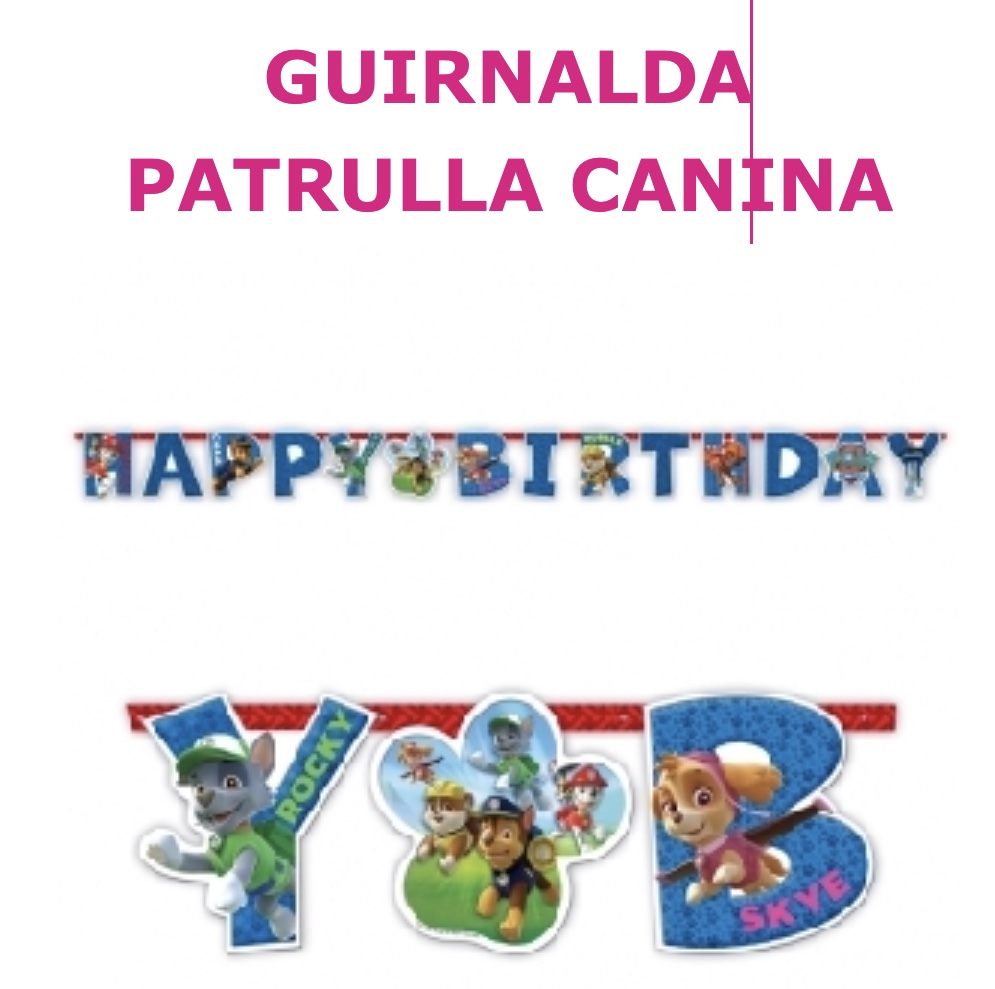 Artículos de fiesta patrulla canina 