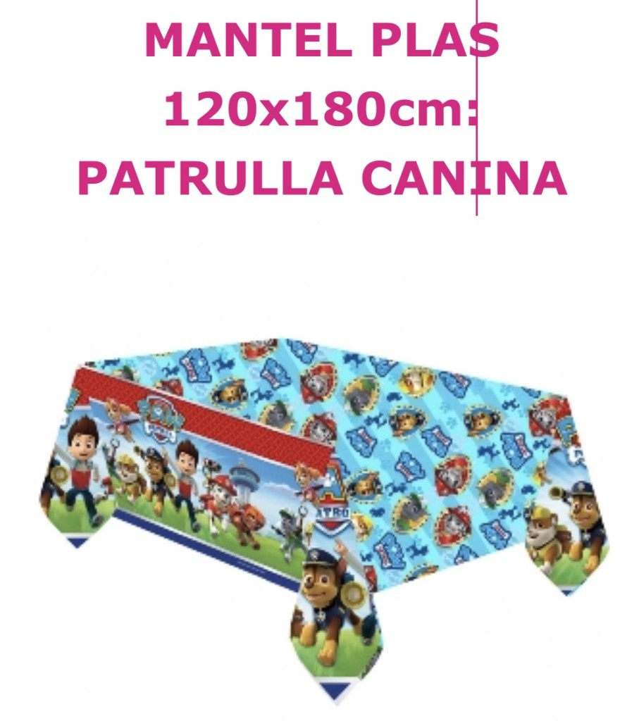 Artículos de fiesta patrulla canina 