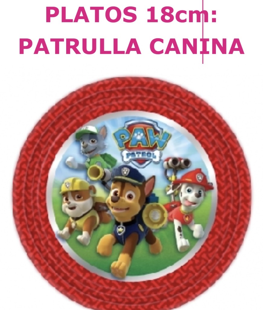 Artículos de fiesta patrulla canina 